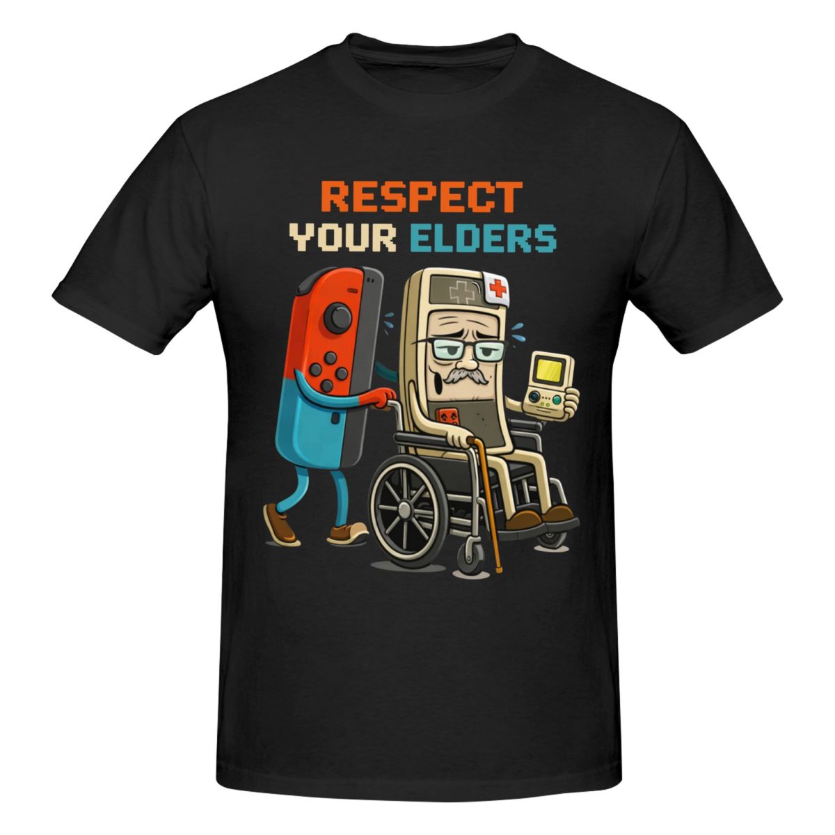 Retro Gaming Gifts For Men - Мужская футболка с надписью «Men Respect