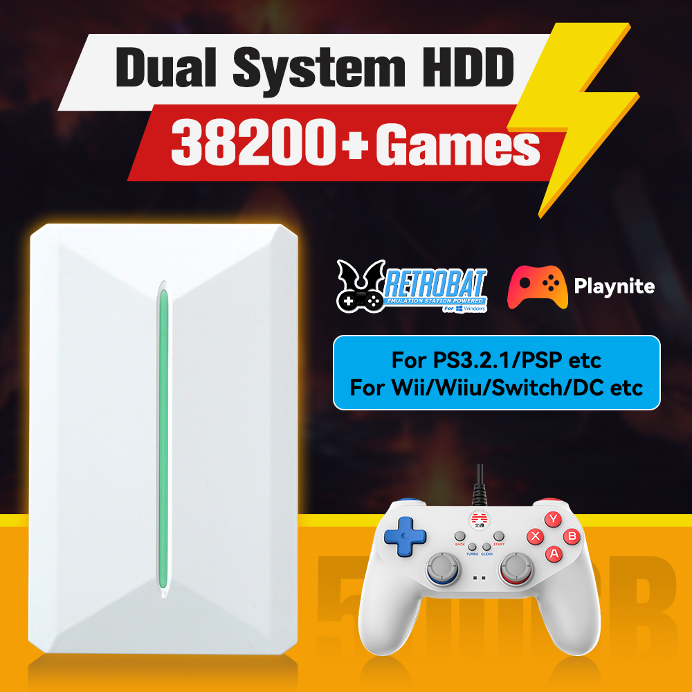 Retro Gaming Tv - Retrobat&Playnite System HDD Ретро игровая консоль