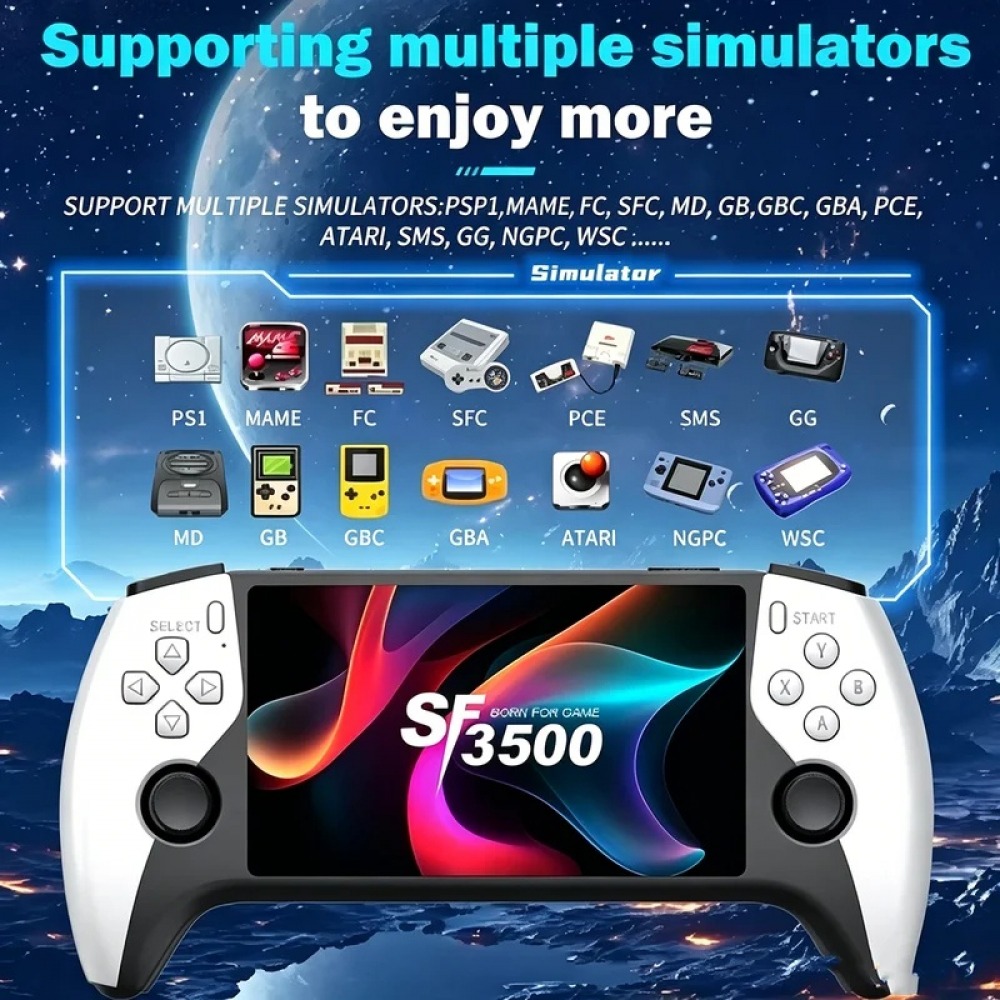 Retro Gaming Emulator - Портативная игровая консоль SF3500 5 дюймов