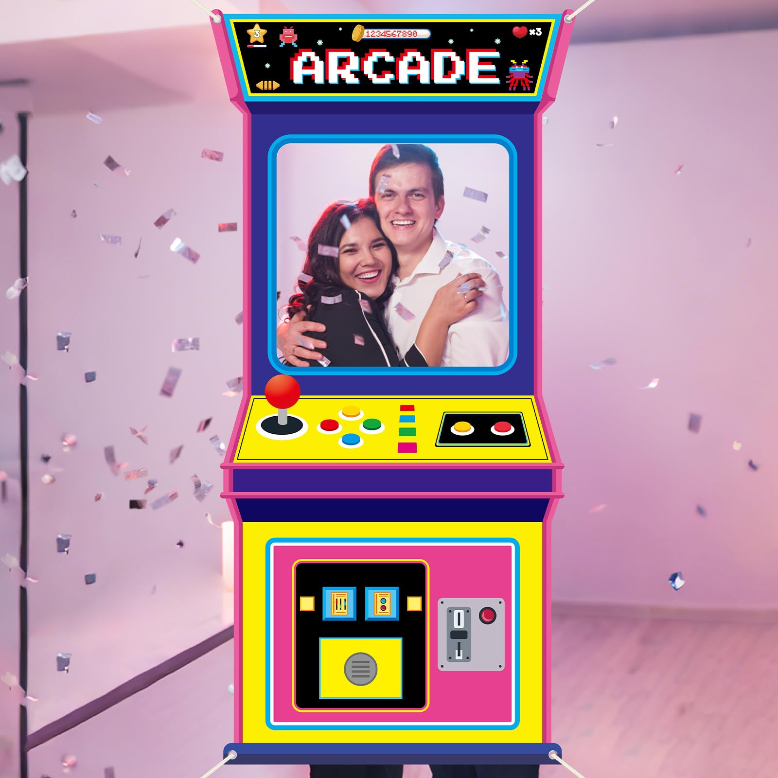 Ретро-фон для фото с видеоигра – обзор и цена Gaming Retro Arcade