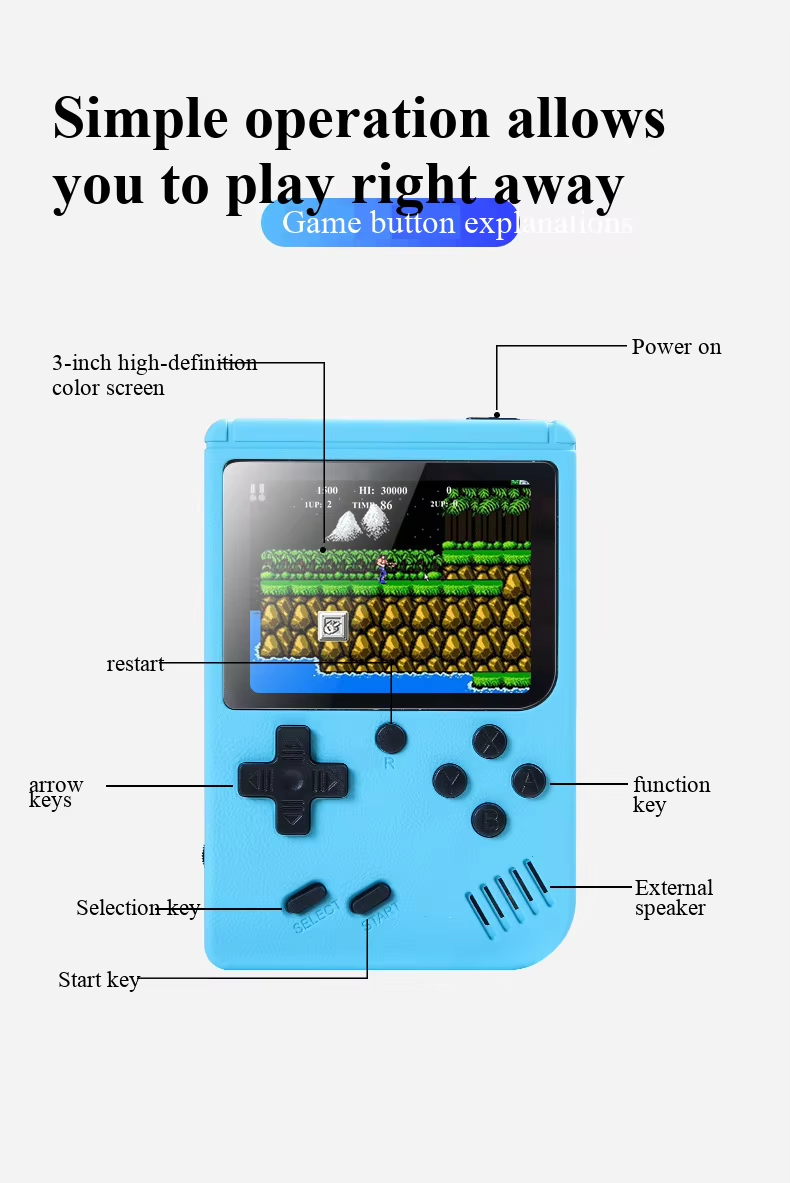 Портативная игровая консоль 40 – обзор и цена Retro Gaming Emulator