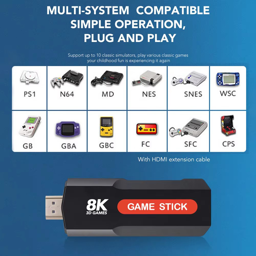Игровая приставка X2 Game Stic – обзор и цена Retro Gaming Emulator Console